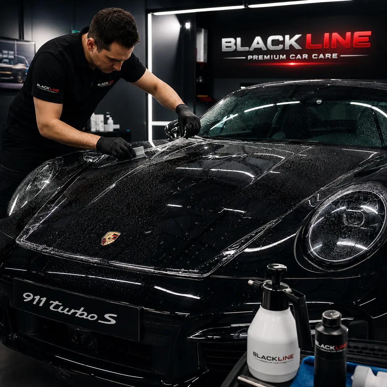 Paint protection film application